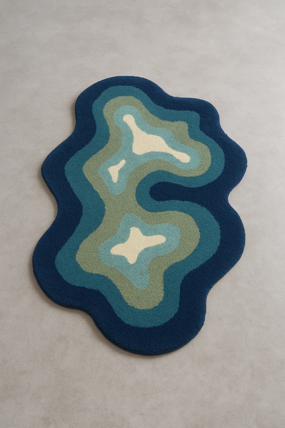 Nature’s Oasis | Hand-Tufted Rug | 100% New Zealand wool | Studio Rugista